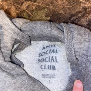 Anti social social club hoodie